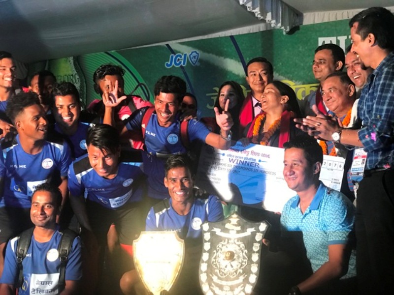 चितवन ११ लाई पराजित गर्दै नेपाल पुलिसले चुम्यो उपाधि