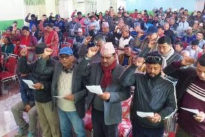 नेकपा रत्ननगरको सपथग्रहण, उच्च मनोवलका साथ काम गर्न निर्देशन