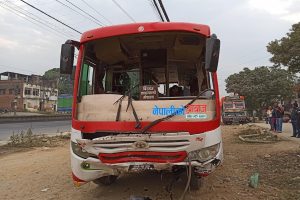 ११ तस्बिरमा टाँडीमा भएको सवारी दुर्घटना, जसमा १७ बढी घाइते भए