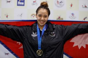 गौरीका सिंहलाई कीर्तिमानसँगै स्वर्णपदक