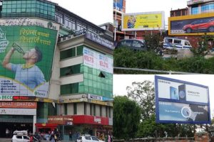 नियमविपरीतका होर्डिङ बोर्ड हटाउन सुरू