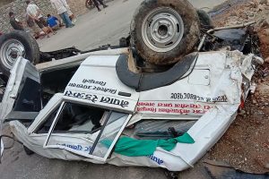 एम्बुलेन्स दुर्घटनामा एकको मृत्यु