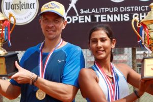 राष्ट्रिय टेनिसमा महिलातर्फको उपाधि प्रेरणालाई