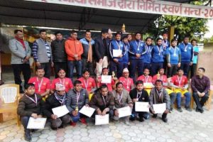 माडी नगरस्तरीय मैत्रीपूर्ण शिक्षक भलिबल प्रतियोगिता सम्पन्न