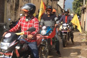 कोटिहोम महायज्ञको प्रचारका लागि मोटरसाइकल र्याली