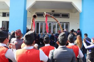 बेल्जियमकी राजकुमारी एस्ट्रिडलाई पञ्चैबाजाका साथ चितवनमा स्वागत