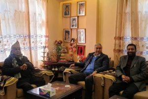 आन्तरिक विवाद सुल्झाउन सभापति देउवा र नेता पौडेलबीच छलफल