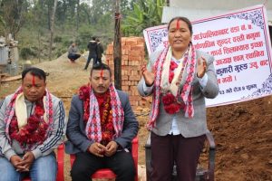 इच्छाकामना गाउँपालिकाले ४६ सुकमबासीका लागि नमुना घर बनाउन सुरु