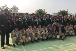 भिमोदय नमुना माविमा ४२ जना स्काउट दीक्षित