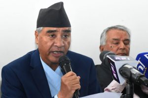 सभापति देउवाद्वारा प्रधानमन्त्रीको ध्यानाकर्षण
