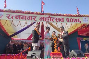 रत्ननगर महोत्सव सुरु, स्थानीय उत्पादनलाई प्राथमिकता दिऊँ : सांसद् पाण्डे