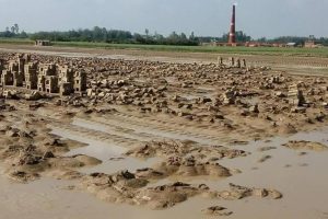 वर्षाका कारण चितवनका इँटा उद्योगमा १५ करोड बराबरको क्षति