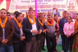 क्रिकेट रंगशाला निर्माण गर्न आयोजित महायज्ञमा एकैदिन उठ्यो पाँच करोड