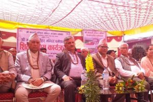 पूर्वअर्थमन्त्री पाण्डेद्वारा धर्मशालाको शिलान्यास