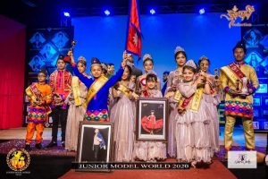 काव्या, युनिस र ओसिनलाई ‘जुनियर मोडल वर्ल्ड-२०२०’को उपाधि