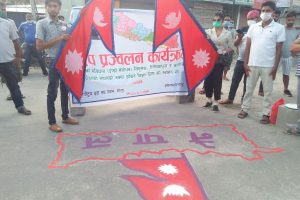 नक्सा पारित भएको खुशीयालीमा देशभर दीप प्रज्वलन