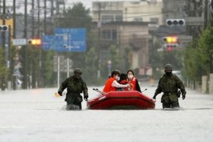 जापानमा बाढीका कारण मृत्यु हुनेको संख्या ५० पुग्यो, दर्जनौं अझै बेपत्ता