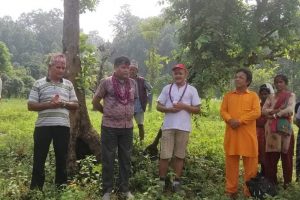 माडीमा अयोध्याधाम निर्माण स्थलको लागि रीउ र घाँघर खोलाको दोभान छनौट