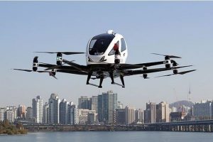 दक्षिण कोरियाद्वारा मानवरहित हवाई ट्याक्सीको परीक्षण
