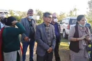 राष्ट्रिय सरोकार तथा समन्वय समितिकी सभापति रावलद्वारा माडी क्षेत्रको अबलोकन