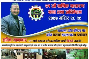 व्यवसायीक हितमा लाग्नुनै मेराे उद्देश्य हुनेछ:-सबिन मानन्धर