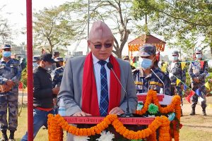 सरकार उत्तर र दक्षिण सीमाको सुरक्षा मजबुत बनाउन लागि परेको छः गृहमन्त्री थापा