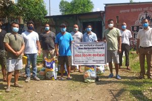 दिन दुःखीको सहारा बन्दै नेवा मल्टि प्रपोज सोसाइटी, बाड्यो ४४ घरपरिवारलाई राहत