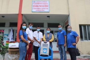 एक्सपर्टले बाड्याे चितवन, मकवानपुर, नवलपुरका स्वास्थ्य संस्थालाई अक्सिजन कन्सट्रेटर