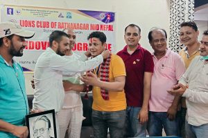 लायन्स क्लब अफ रत्ननगर मिड नेपालको पद हस्तान्तरण कार्यक्रम सम्पन्न