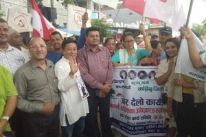 कलम चिन्ह लिएर वडा नम्बर १२ का अध्यक्ष कन्दङ्गवाको घर दैलो अभियान तीब्र