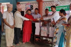 युनिक साकोसद्धारा १५औं स्थापना दिबसमा सहयोग हस्तान्तरण