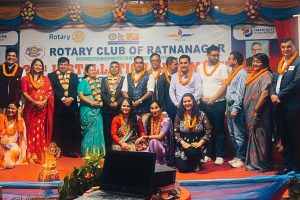रोटरी क्लव अफ रत्ननगरको पद हस्तान्तरण कार्यक्रम सम्पन्न