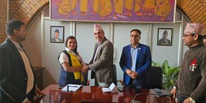 लुम्बिनीमा गरियो नवनियुक्त योजना प्रमुख भट्टलाई स्वागत
