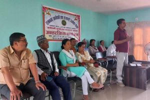 रत्ननगरका दुई वडामा पानी सुरक्षा सम्बन्धी प्रशिक्षण